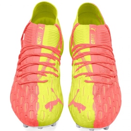Scarpe da calcio Puma Future 5.1 Netfit M Osg Fg Ag 105931 01 rosso arance e rosse