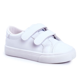 Apawwa Sneakers per bambini Pergomo in velcro bianche bianco