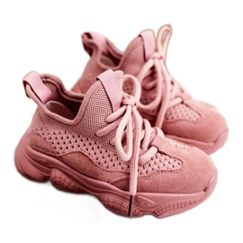 Christmas Fish Scarpe Sportive Bambino Stringate Camoscio Rosa Volema