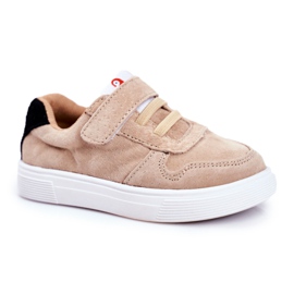 Apawwa Scarpe Sportive Bambino con Velcro Beige Albatros