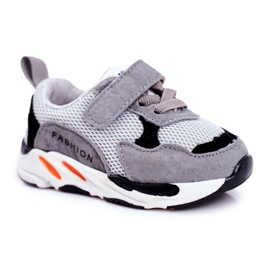 Apawwa Scarpe Sportive per Bambini con Velcro Grigio Yetto