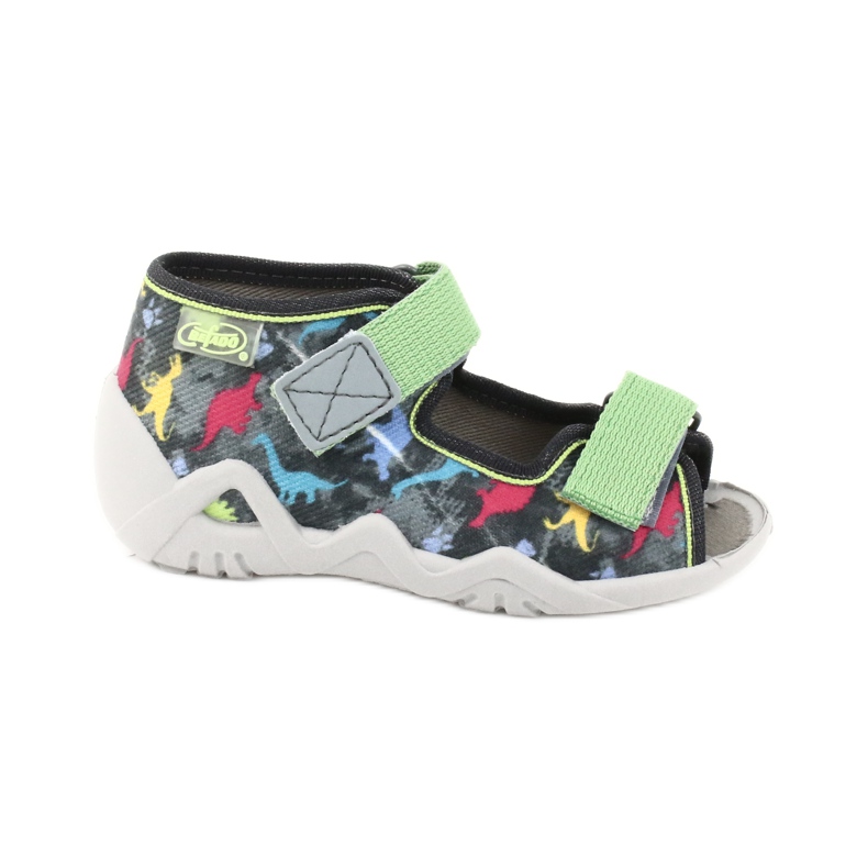 Scarpe per bambini Befado 250P092 grigio multicolore verde