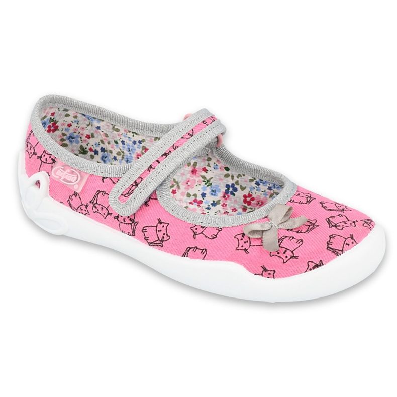 Scarpe per bambini Befado 114X394 rosa grigio