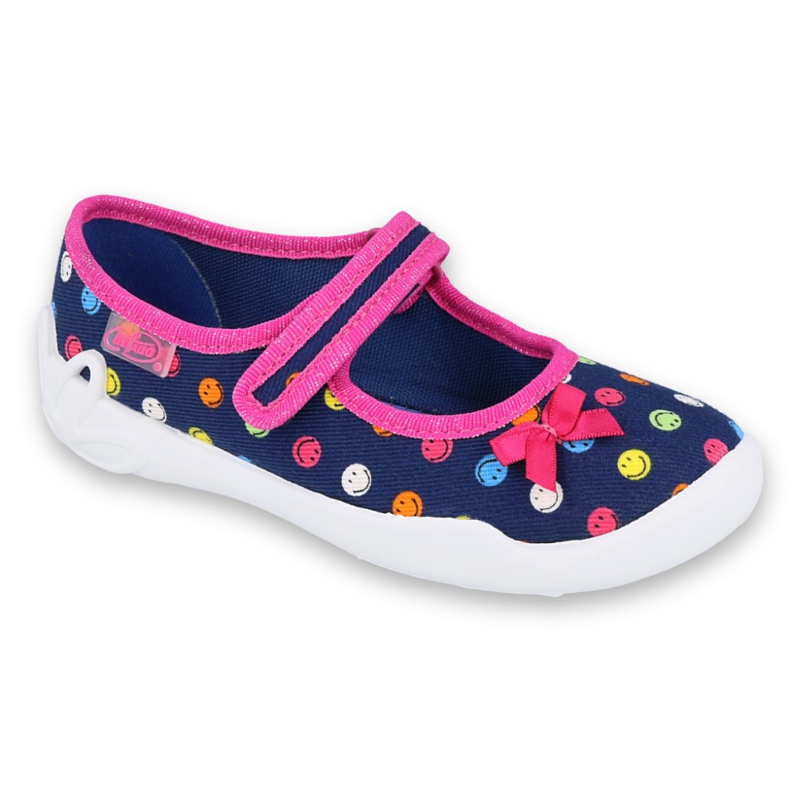 Scarpe per bambini Befado 114X405 blu navy blu arancia rosa