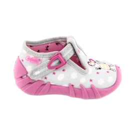 Scarpe per bambini Befado 110P382 rosa grigio