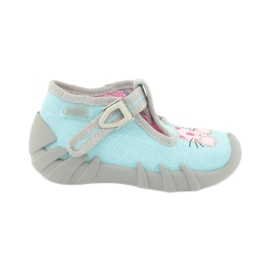 Scarpe per bambini Befado 110P375 blu rosa grigio