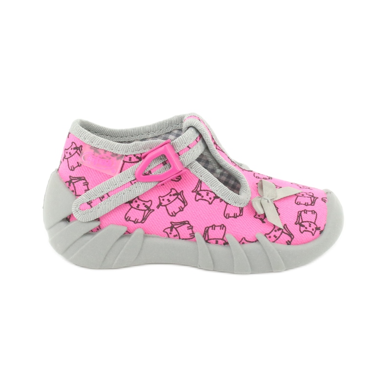 Scarpe per bambini Befado 110P376 rosa grigio