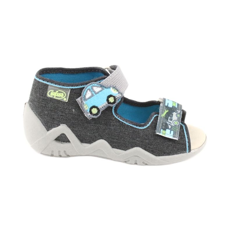 Scarpe da bambino Befado gialle 350P012 grigio
