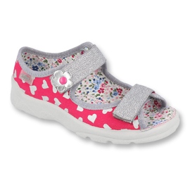 Scarpe per bambini Befado 969X147 rosa grigio