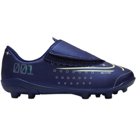 Nike Mercurial Vapor 13 Club Mds Mg PS (V) Jr CJ1149 401 scarpe da calcio blu navy