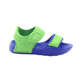 Sandali American Club per l'acqua blu verde