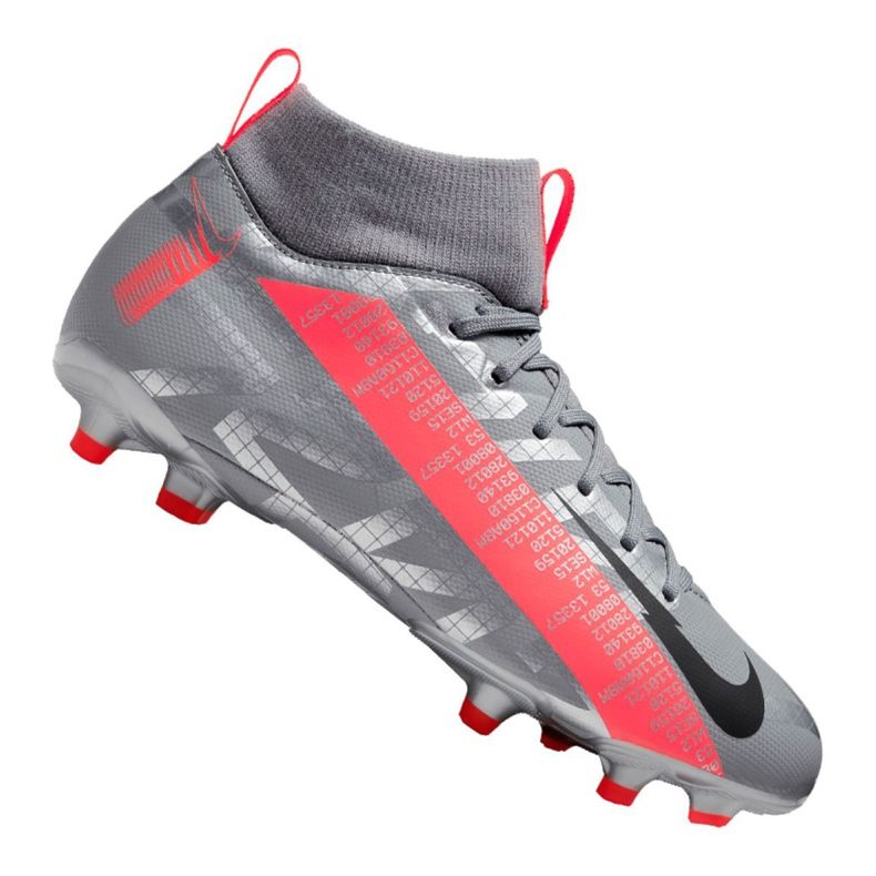Nike Superfly 7 Academy Mg Jr AT8120-906 scarpe da calcio multicolore d'argento