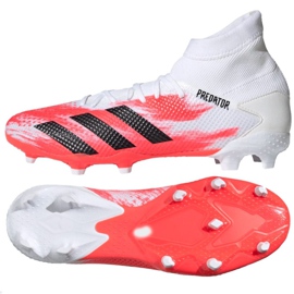 Scarpe da calcio Adidas Predator 20.3 Fg M EG0910 multicolore bianco