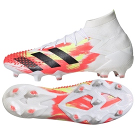Scarpe da calcio Adidas Predator Dracon 20.1 Fg M EG1599 multicolore bianco