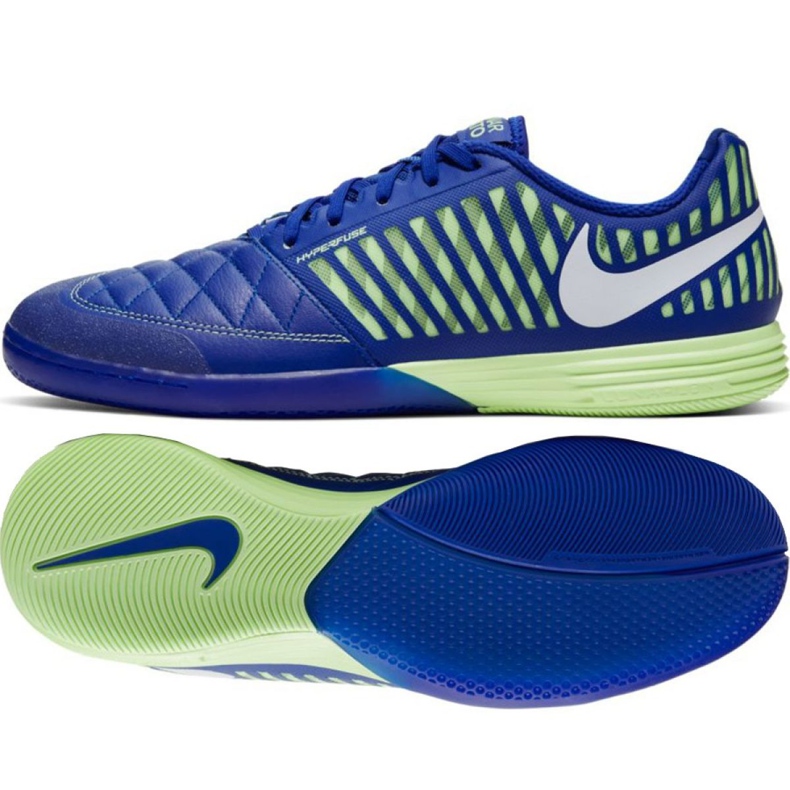 Scarpe indoor Nike Lunargato Ii Ic M 580456-474 multicolore blu