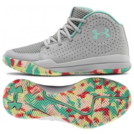 Under Armour Gs Jet 2019 Jr. 3022121-102 multicolore grigio
