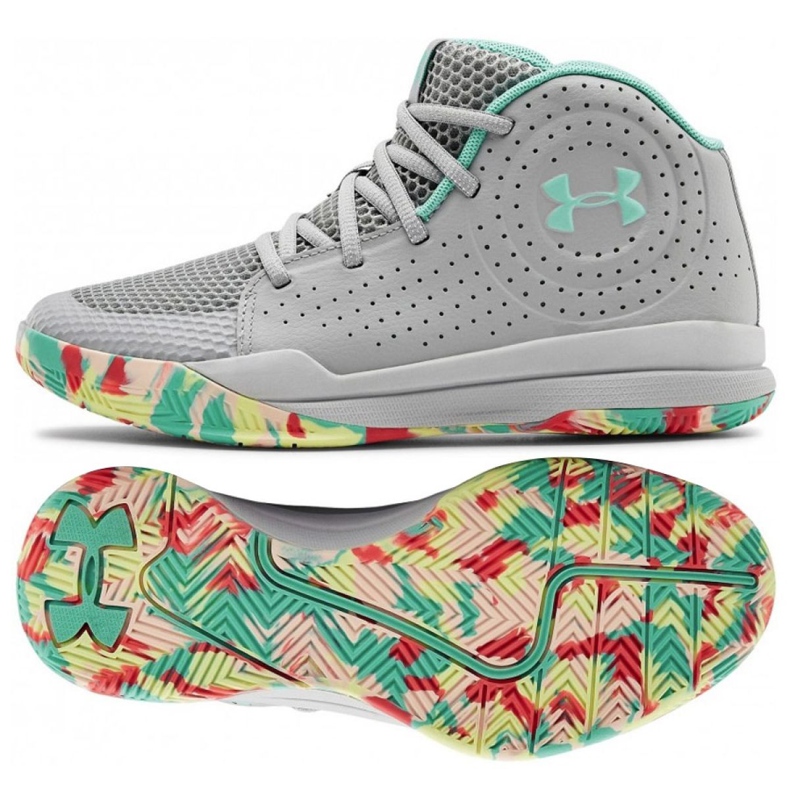 Under Armour Gs Jet 2019 Jr. 3022121-102 multicolore grigio
