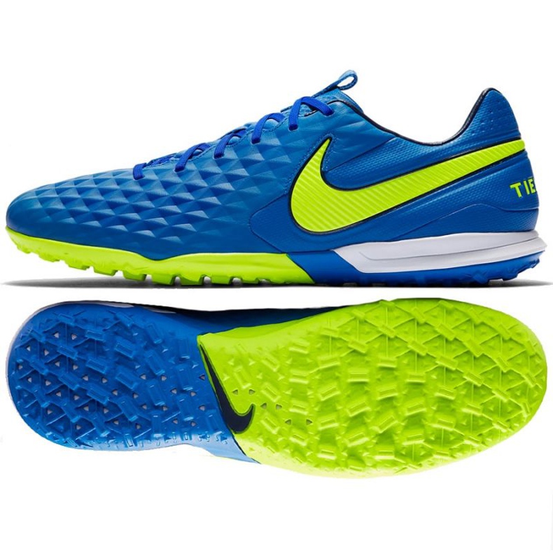 Nike Tiempo Legend 8 Pro Tf M AT6136-474 scarpe da calcio multicolore blu