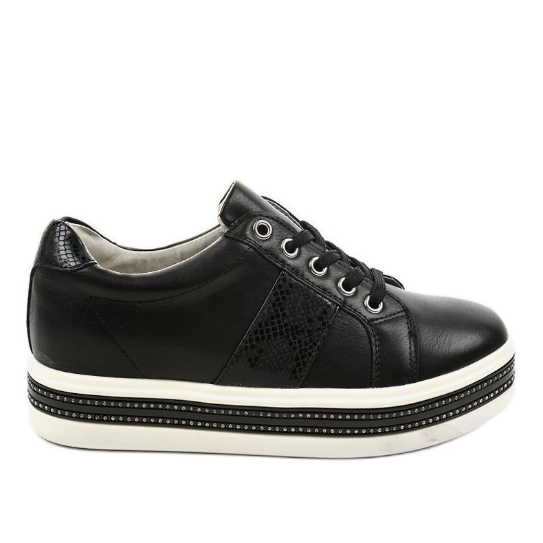 Sneakers nere per scarpe sportive HQ996 nero