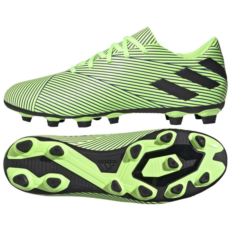 Scarpe da calcio Adidas Nemziz 19.4 FxG M FV3996 multicolore verde
