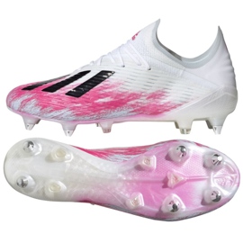 Scarpe da calcio Adidas X 19.1 Sg M EG7143 multicolore bianca