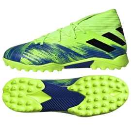 Scarpe da calcio Adidas Nemeziz 19.3 Tf M FV3994 multicolore verde