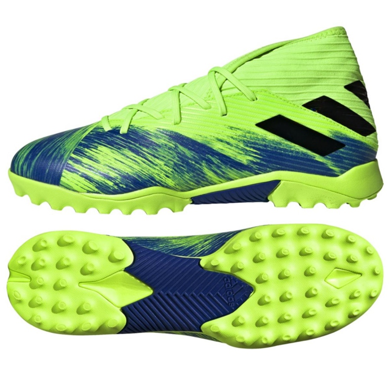 Scarpe da calcio Adidas Nemeziz 19.3 Tf M FV3994 multicolore verde