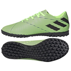 Scarpe da calcio Adidas Nemeziz 19.4 Tf M FV3317 multicolore verde