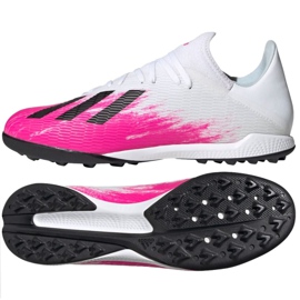 Scarpe da calcio Adidas X 19.3 Tf M EG7157 multicolore bianco