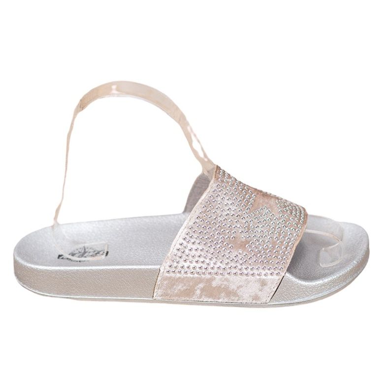 SHELOVET Pantofole Velour Con Stelle grigio