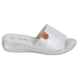 J. Star Pantofole casual in ecopelle grigio