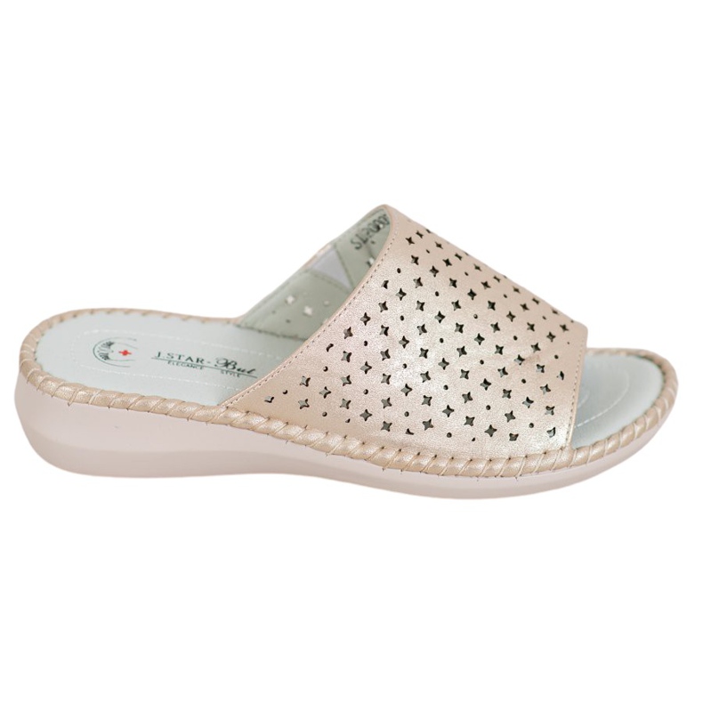 J. Star Pantofole leggere e comode d'oro