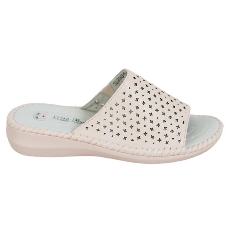 J. Star Pantofole leggere e comode marrone