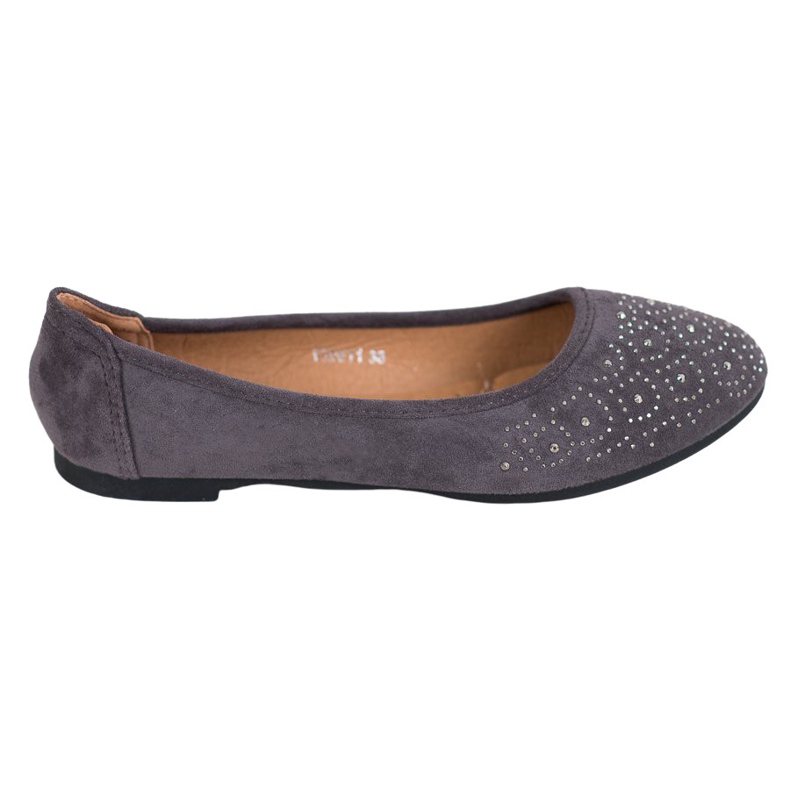 Diamantique Ballerina Classica Con Cristalli grigio