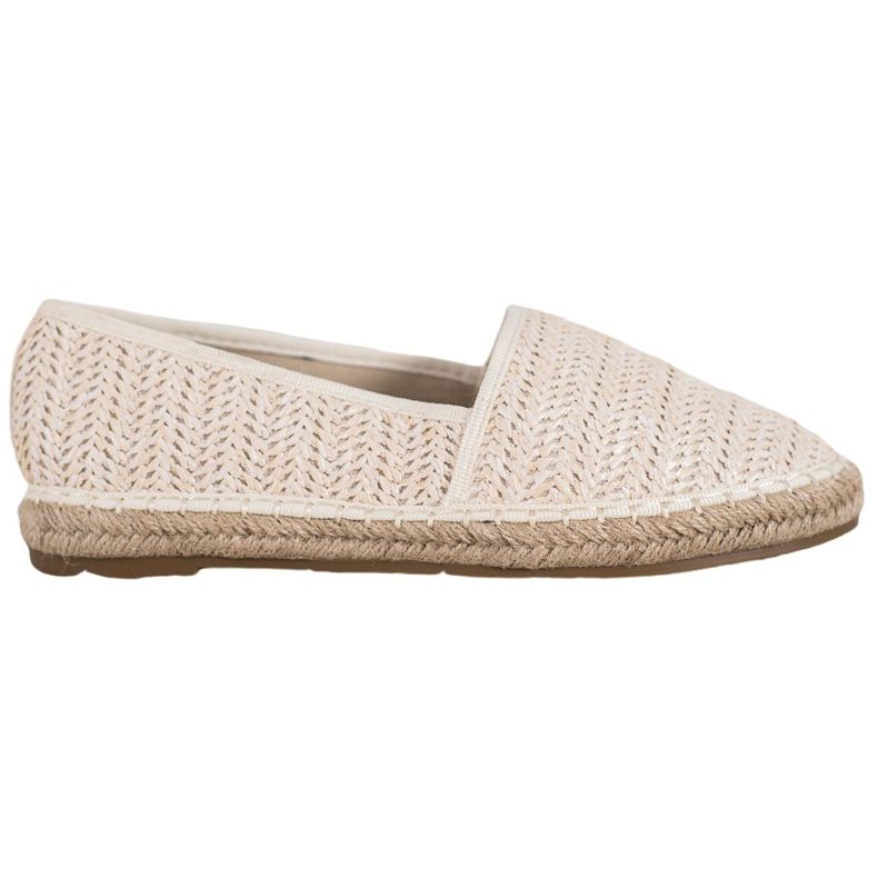 SHELOVET Espadrillas intrecciate beige
