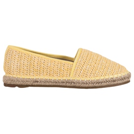 SHELOVET Espadrillas Intrecciate Gialle giallo