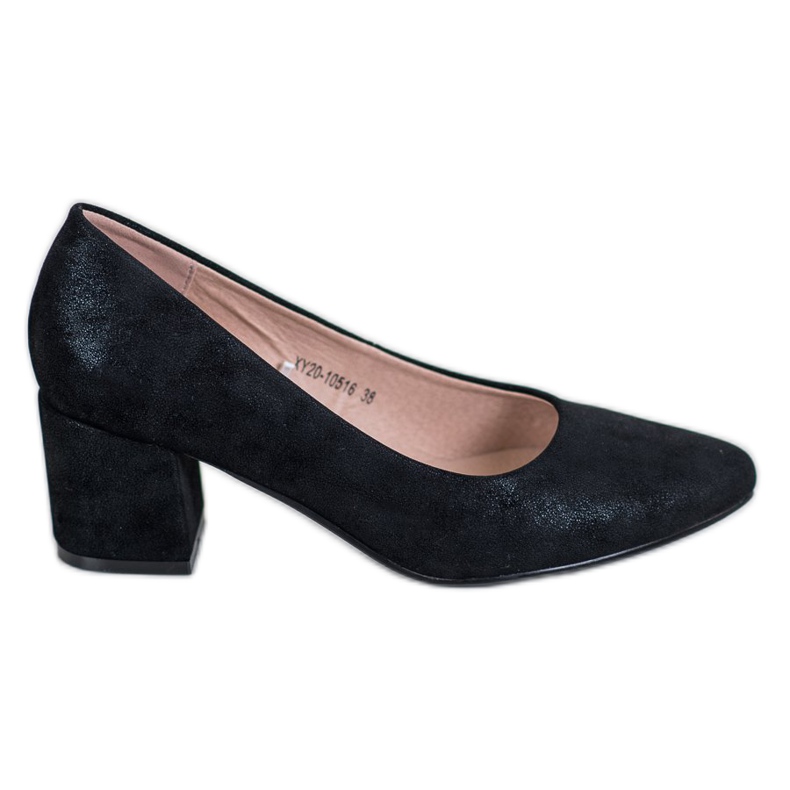 W. Potocki Scarpe classiche col tacco alto nero