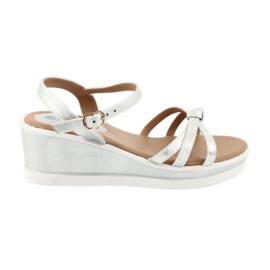 SHELOVET Zeppe casual con ecopelle grigio