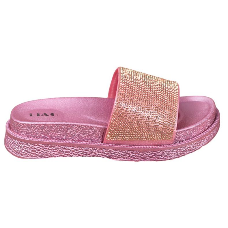 SHELOVET Pantofole Su Una Piattaforma Alta rosa