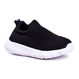 Apawwa Scarpe Sportive Bambino Slip-On Nere Eltros nero