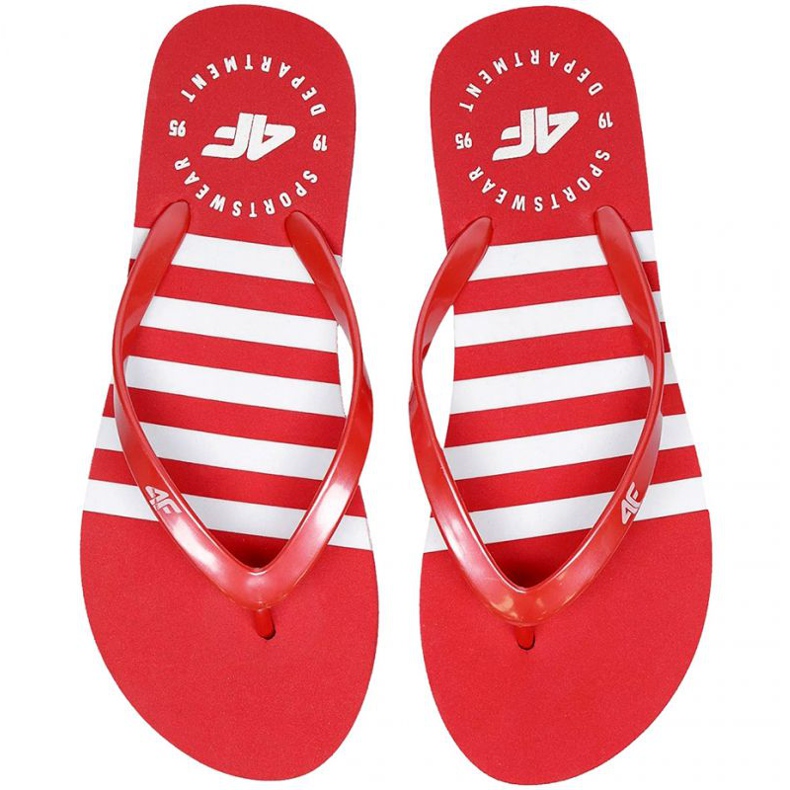 Ciabatte 4F L H4L20 KLD004 62S rosso