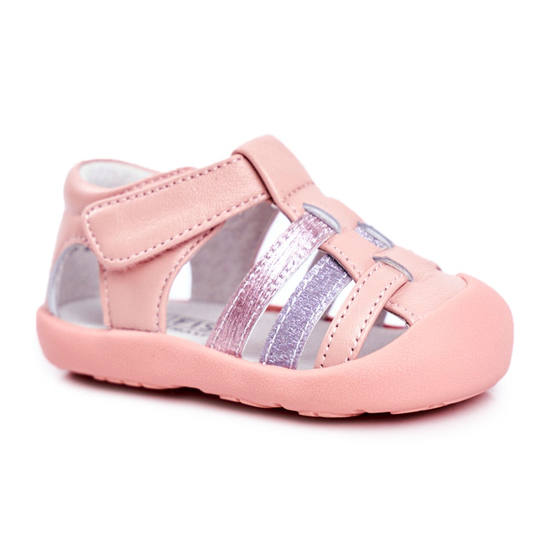 Apawwa Sandali Bambini con Velcro Glitter Rosa Ontario