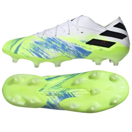 Scarpe da calcio Adidas Nemeziz 19.1 Fg M EG7325 multicolore verde