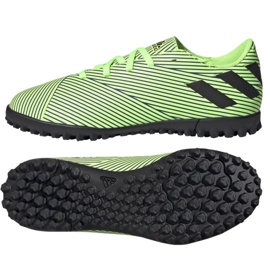 Scarpe da calcio Adidas Nemeziz 19.4 Tf Jr FV3314 multicolore verde