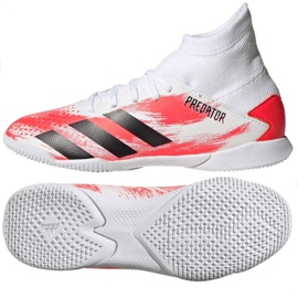 Scarpe indoor adidas Predator 20.3 In Jr EG0931 multicolore bianco