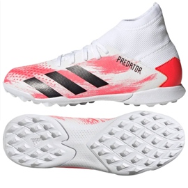 Scarpe da calcio Adidas Predator 20.3 Tf Jr EG0929 multicolore bianco