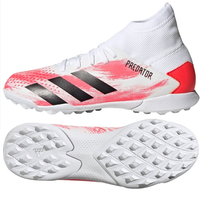 Scarpe da calcio Adidas Predator 20.3 Tf Jr EG0929 multicolore bianca