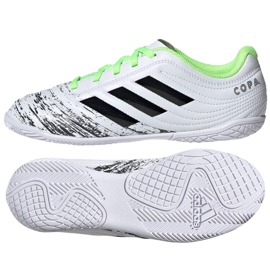 Scarpe indoor adidas Copa 20.4 In Jr EF1927 multicolore bianco