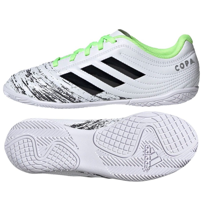 Scarpe indoor adidas Copa 20.4 In Jr EF1927 multicolore bianca