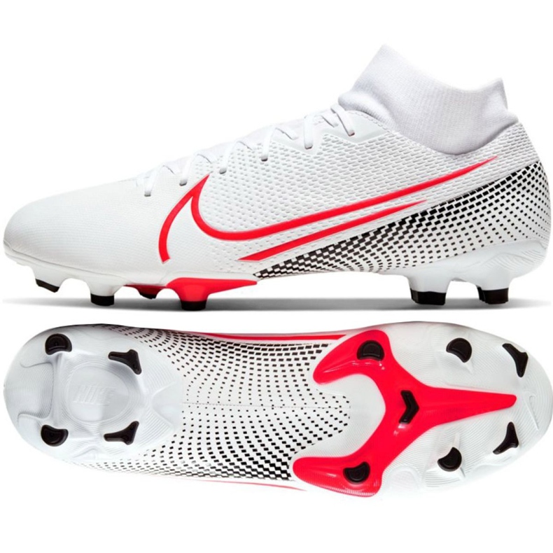 Scarpa da calcio Nike Mercurial Superfly 7 Academy FG / MG M AT7946-160 multicolore bianca